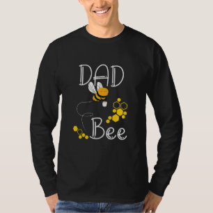 Familie Papa Bij Shirt Papa Eerste Bij-dag