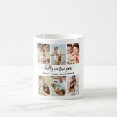 Familie Papa - Vaderdag Fotocollage Koffiemok (Center)