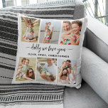Familie Papa - Vaderdag Fotocollage Kussen<br><div class="desc">Vier je vader met het "Family Dad" Vaderdag Photo Collage Sierkussen, een oprecht en gepersonaliseerd cadeau. Dit op maat gemaakte kussen heeft een prachtig gerangschikte fotocollage, waarin gekoesterde familiemomenten en herinneringen te zien zijn. Rondom de foto's staat de liefdevolle boodschap "Family Dad, " die een speciale touch aan het ontwerp...</div>