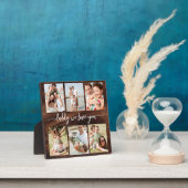 Familie Papa - Vaderdag Wood Foto Collage Fotoplaat (Insitu)