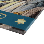  familie Pascha Seder Scene Snijplank (Hoek)