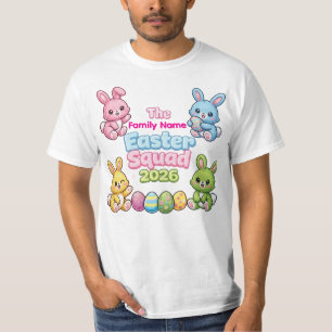 Familie Pasen Team 2026 T-Shirt   Op Maat Gemaakt 