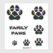 FAMILIE PAWS PUP STICKER (Vel)