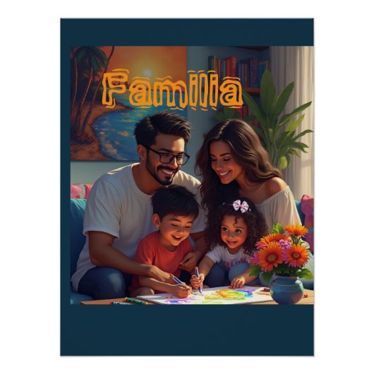 Familie Perfect Poster (Voorkant)