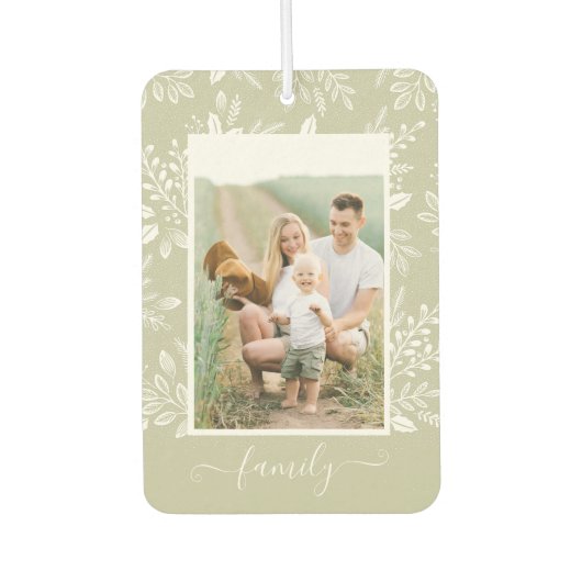 FAMILIE - Persoonlijke fotoauto Luchtverfrisser (Voorkant)