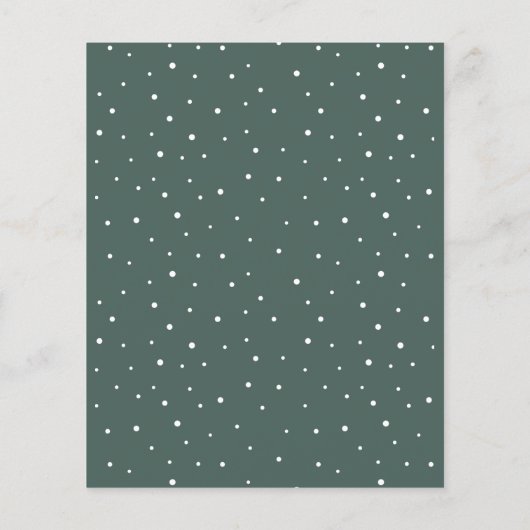 Familie Pet Foto's Moderne kerstfeestkaart (Achterkant)