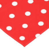 Familie Picknick Rood Witte Stippen Tafelkleed (Gekanteld)