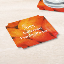 Familie Picnic Oranje Mosaic Chili Peppers Reunion