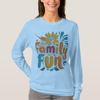 Familie plezier t-shirt