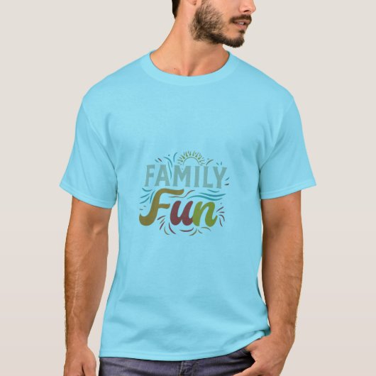 Familie plezier t-shirt (Voorkant)