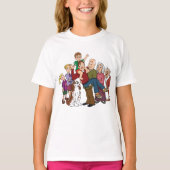 Familie Portret Meisjes T-shirt (Voorkant)