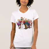 Familie Portret Vrouwen T-shirt (Voorkant)