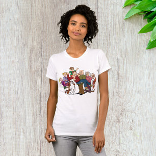 Familie Portret Vrouwen T-shirt