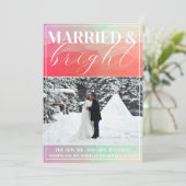 Familie Prettige Feestdagen Kerst Licht Foto Kaart (Staand voorkant)