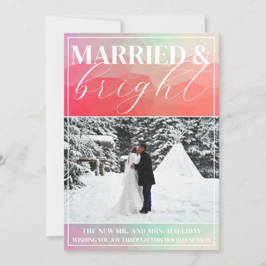 Familie Prettige Feestdagen Kerst Licht Foto Kaart (Voorkant)