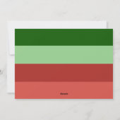 Familie Prettige feestdagen kerstfotokaart Feestdagenkaart (Achterkant)