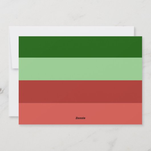 Familie Prettige feestdagen kerstfotokaart Feestdagenkaart (Achterkant)