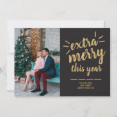 Familie Prettige feestdagen kerstfotokaart Feestdagenkaart (Voorkant)