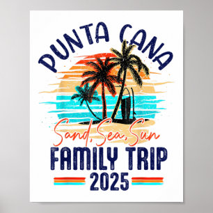 Familie Punta Cana Vakantie 2025 Zomer Vakantie Ma Poster