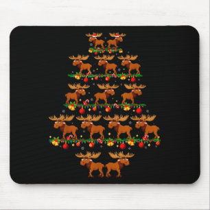 Familie Pyjama Sets Kerst Matching Eland Kerstmis Muismat