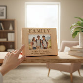 Familie Quote Eenvoudige Moderne Typografie Gegraveerde Lijstjes