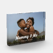 Familie Quote Mama en Ik Typografie Fotoblokken (Links)