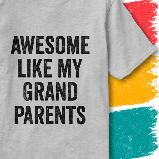 Familie Quote Vintage Geweldig Net Als Mijn Grooto T-shirt