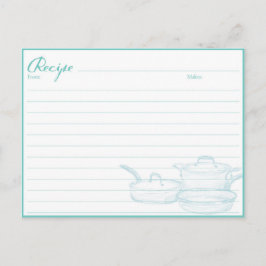 Familie recept boek kaarten keuken housewarming ca