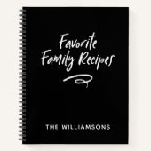 Familie Recept Boek Kookboek (Voorkant)