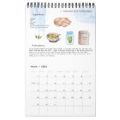 Familie Recept Heirloom Keepsake | WATERVERF Kalender (Mar 2026)