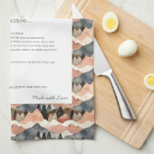 Familie Recept Heirloom Mountain Range Theedoek (Quarter Fold)