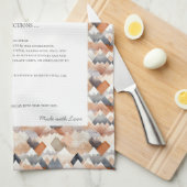 Familie Recept Heirloom Mountain Theedoek (Quarter Fold)