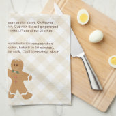 Familie Recept Keepsake Cookie Recept Theedoek (Quarter Fold)