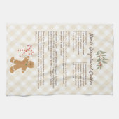 Familie Recept Keepsake Cookie Recept Theedoek (Horizontaal)