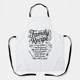 Familie Recept Keuken Liefde, Saamhorigheid & Thui Schort