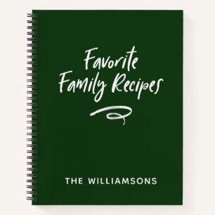 Familie Receptenboek Kookboek Notitieboek