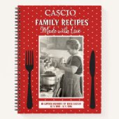 FAMILIE RECIPE BOOK NOTITIEBOEK (Voorkant)