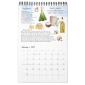 Familie Recipe Heirloom Keepomwille | Waterverf Kalender (Feb 2027)