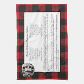 Familie Recipe Holiday Keepomwille Red Buffalo Pse Theedoek (Verticaal)