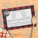 Familie Recipe Holiday Keepomwille Red Buffalo Pse Theedoek<br><div class="desc">Pas dit Familie Recipe Holiday Keepslag Red Buffalo Pset keukencadeautje aan om vrienden, familie of een van je favoriete mensen te vieren. Dit persoonlijke cadeau maakt een doordacht kerstcadeau op maat. Familie en vrienden zullen van deze Familie houden Ontvankelijke Holiday Keepomwille Red Buffalo Pset keukenhanddoek, gepersonaliseerd kerstcadeauidee. Het is makkelijk...</div>