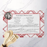 Familie Recipe Keepomwille Foto Kerstmis Theedoek<br><div class="desc">Pas dit Gezin Recipe Keepomwille Foto kerstkeuken cadeautje aan om vrienden, familie of een van je favoriete mensen te vieren. Dit persoonlijke cadeau maakt een doordacht kerstcadeau op maat. Familie en vrienden houden van dit Gezin Recipe Keepomwille Foto kerstkeuken op maat gesneden kerstvakantie cadeauidee. Het is makkelijk om je te...</div>