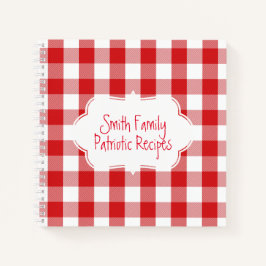 Familie Recipe Red en White Buffalo Pset Notitieboek