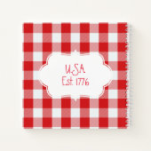 Familie Recipe Red en White Buffalo Pset Notitieboek (Achterkant)