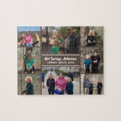 Familie reis foto collage puzzel legpuzzel (Horizontaal)