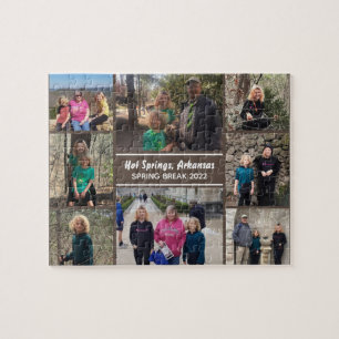 Familie reis foto collage puzzel legpuzzel