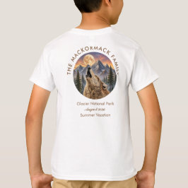 Familie Reis Reünie Vakantie Wolf Berg Zonsonderga T-shirt
