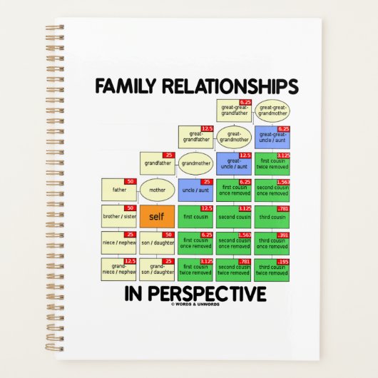 Familie Relaties in perspectief genealogie Planner (Voorkant)