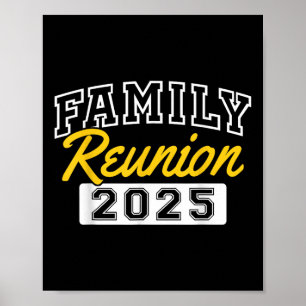 Familie reünie 2025 Bijeenkomst Familievergadering Poster