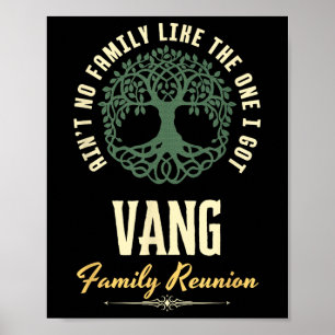 Familie Reünie 2025 Matching Design - Vang Poster