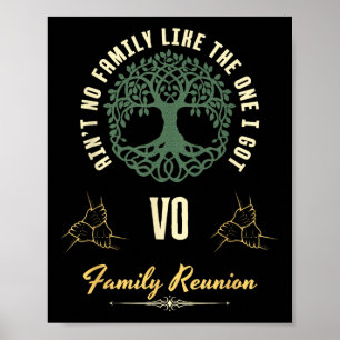 Familie Reünie 2025 Matching Design - Vo  Poster